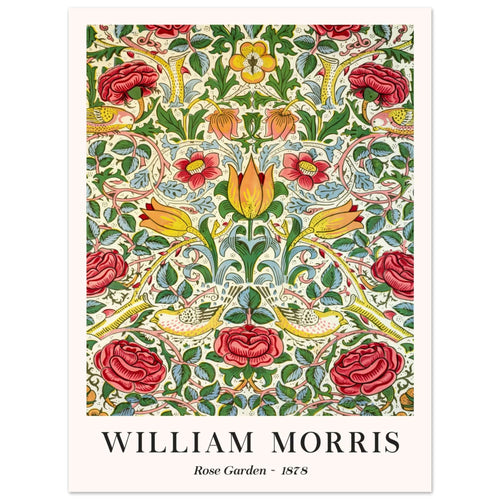 Artfulprints  William Morris - Rose garden 1878   poster 30x40 cm - vtwonen shop