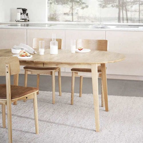 Rowico Home Filippa Uitschuifbare Eettafel Ovaal 170 cm - Whitewash