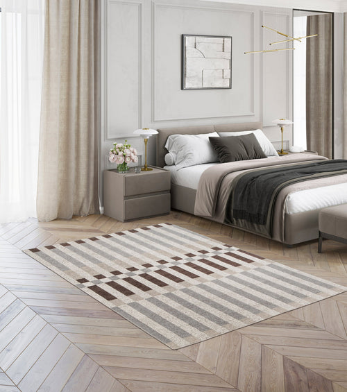 AFK Living vloerkleed Atacama - voor binnen en buiten - grijs - 120 x 170 cm