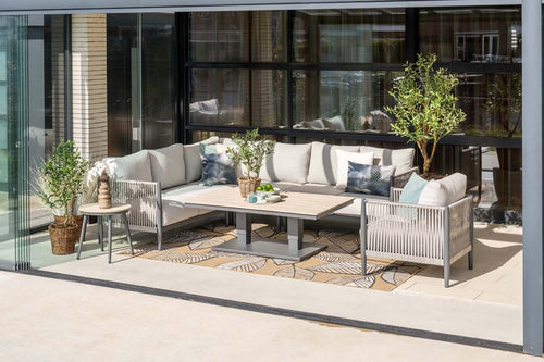 Diamo lounge fauteuil - carbon black - grey sand - valley sand