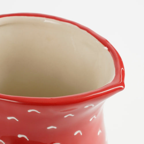 House of Seasons Celebration Kan - L12 x B16 x H22 cm - Steengoed - Rood - vtwonen shop