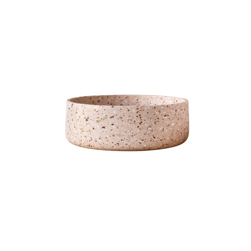 Tikamoon Ronde waskom van roze premium terrazzo ∅ 40 cm - Roze