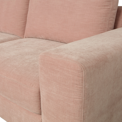 vtwonen 1-zits bank element met arm rechts Family - Polyester - Roze - 85x115x98 - vtwonen shop