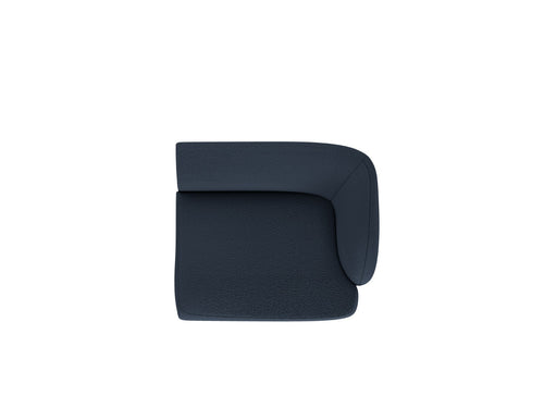 Micadoni rechter module Miley boucle donkerblauw - 90x90x70cm