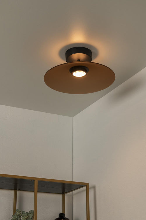 Lucide plafonnière MENGA - Geïntegreerde LED - Amber - vtwonen shop