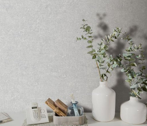 Erismann behang effen grijs - 53 cm x 10.05 m - 662434 - vtwonen shop