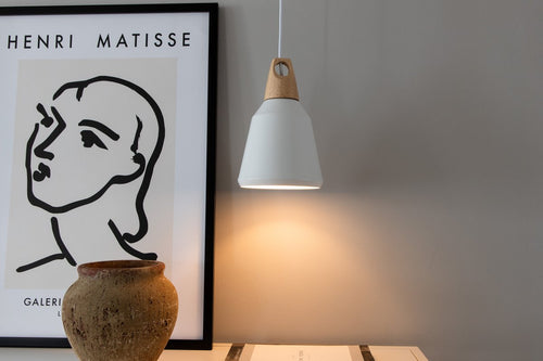 Rebellenclub Hanglamp Lion - ø16cm - Wit - vtwonen shop