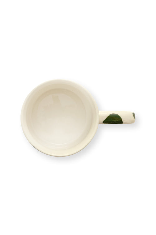 vtwonen - Mokken - Stippen - Groen - Keramiek - 350ml - Set van 4
