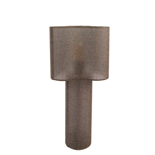 Light & Living tafellamp Brany - bruin - Ø25cm