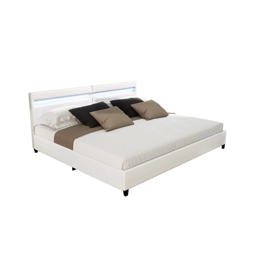 Home Deluxe LED-bed NUBE Wit