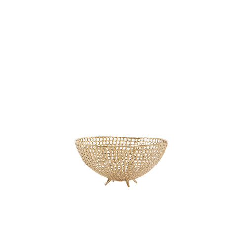 Light & Living decoratie schaal  - goud - 30x30x13 cm