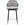 Kare Design Barkruk Hojas - fluweel - grijs en groen