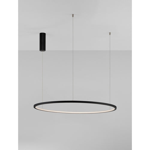 Merano Grove Geïntegreerde LED-plafondlamp Sandy Zwart Aluminium LED 48W 2592Lm 3000K