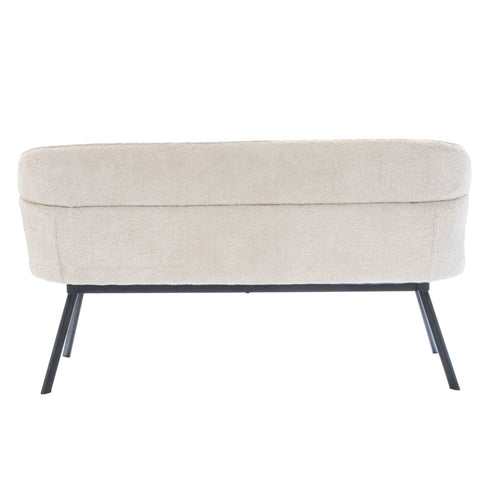 Giga Meubel Eetkamerbank Avery - Beige Stof - 160x60x88cm - vtwonen shop