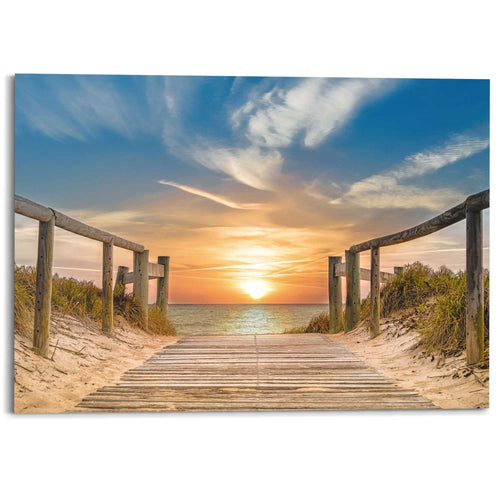 Reinders schilderij Zonsondergang aan het Strand - 100x140cm