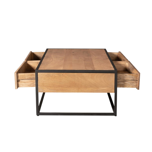 Starfurn Salontafel Dakota - Rechthoekig Naturel Hout - 130x70x40cm