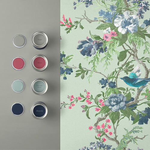 Graham & Brown Vliesbehang - Venetian Mint - 10mx52cm - vtwonen shop