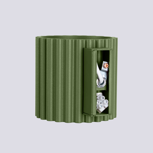 Sollux Lighting Wandlamp AURA olijfgroen G9 - 10x12x10cm