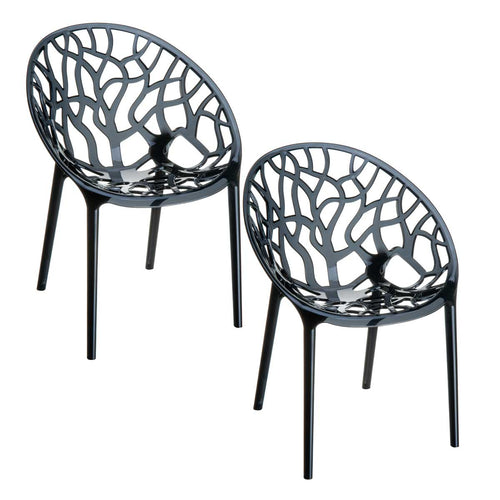 Garden Impressions tuinstoel Crystal zwart - 2 stuks - vtwonen shop
