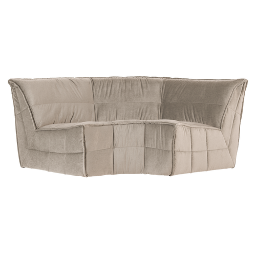 vtwonen hoekelement Cluster - Velvet - Warm Taupe - 81x205x93