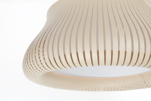 bpskoncept hanglamp Oblo - beige - Ø45 cm