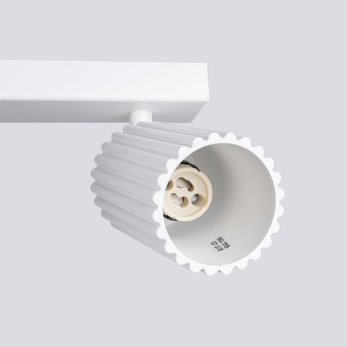 Sollux Lighting Plafondlamp KARBON 4L wit - 81x6,5x16,5cm