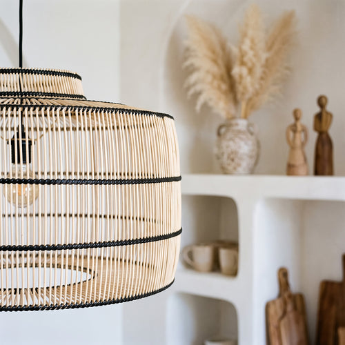 Raw Materials Stella rotan hanglamp - 61x61x36 cm