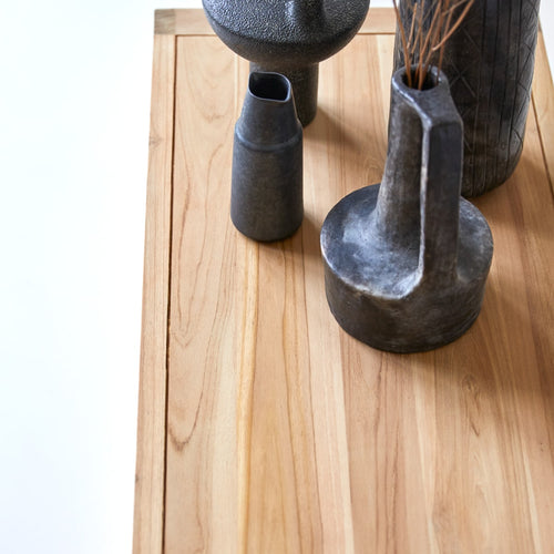 Tikamoon Teak tv-meubel 120 cm - Naturel - vtwonen shop