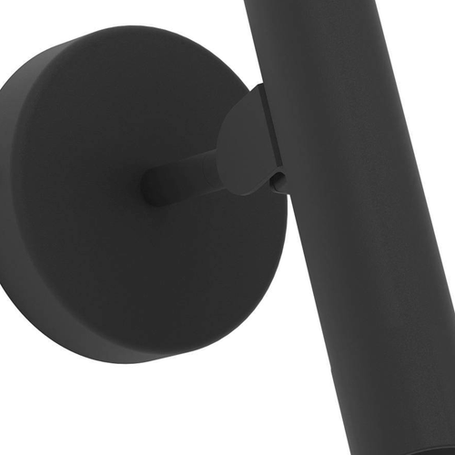 EGLO wandlamp Almudaina - led - 20 cm - zwart - staal