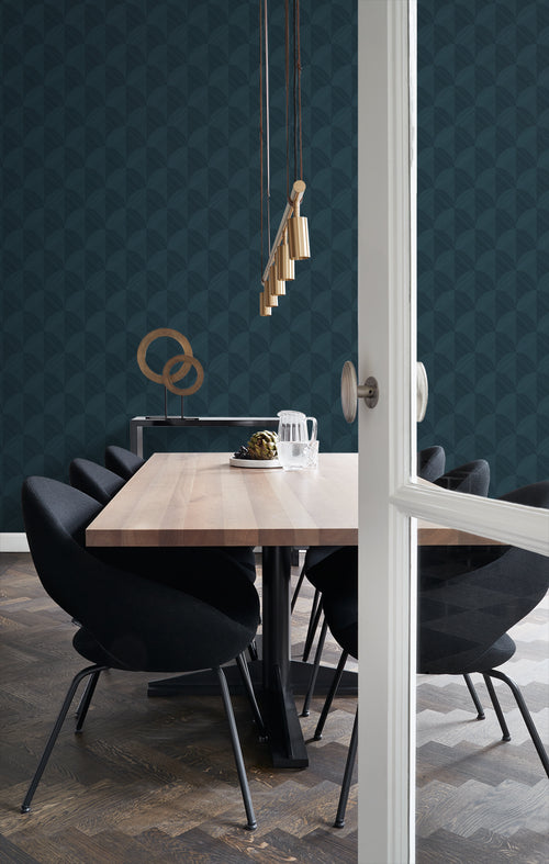 Origin Wallcoverings behang 3D-motief donkerblauw - 0.53 x 10.05 m - 347940 - vtwonen shop