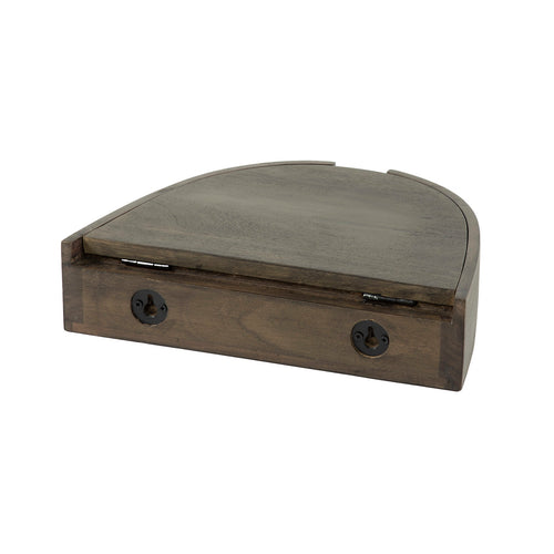 Giga Living Nachtkastje Cove - Bruin Hout - 27x34x8cm