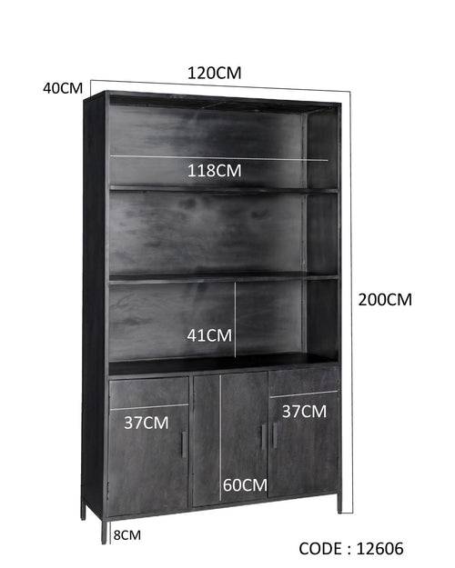 Livingfurn kabinetkast Kala - 40x120x200 - mangohout - vtwonen shop