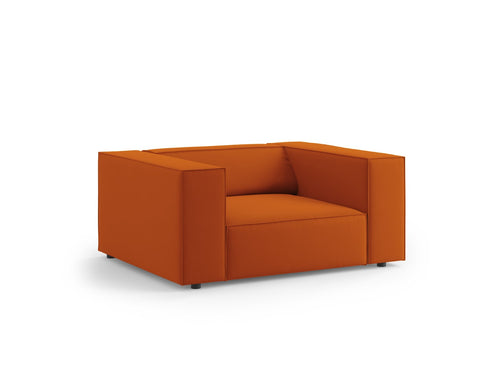 Cosmopolitan Design Fauteuil Arendal flueel, terracotta - 102x124x70cm