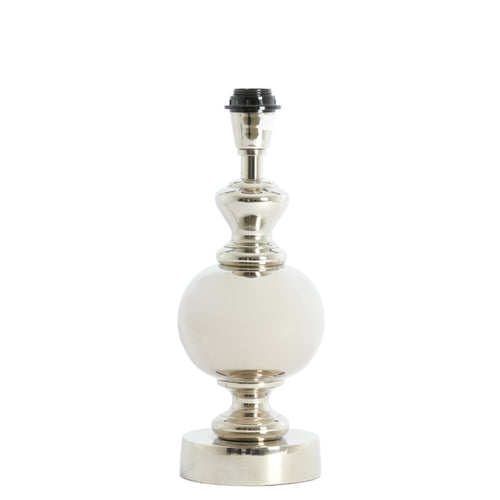 Light & Living lampvoet  - zilver - 15x15x40 cm