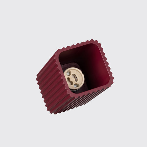 Sollux Lighting Plafondlamp RAYO 10 bordeaux - 6x6x10cm