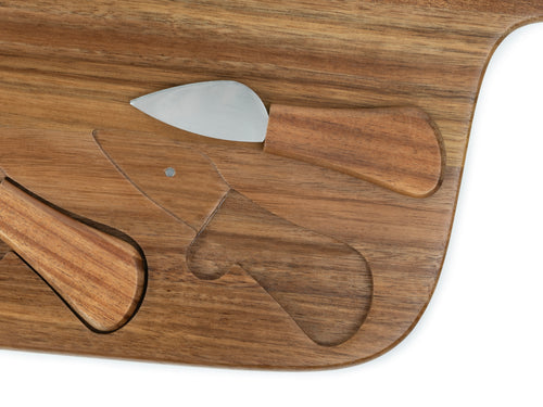 Leopold Vienna - Kaasplank Oviedo met 3 mesjes - Acacia - vtwonen shop