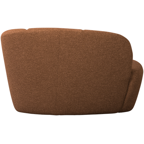 WOOOD 2-zits bankje rechts Mojo - Polyester - Roestbruin Melange - - vtwonen shop