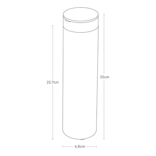 Yamazaki Tissuebox Rond - Tower - Wit - vtwonen shop