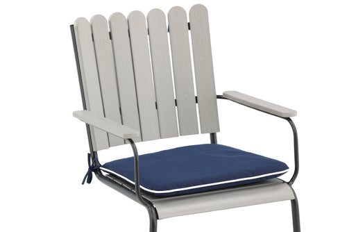 Rebellenclub Stoelkussen Buiten Ellix - Blauw - vtwonen shop