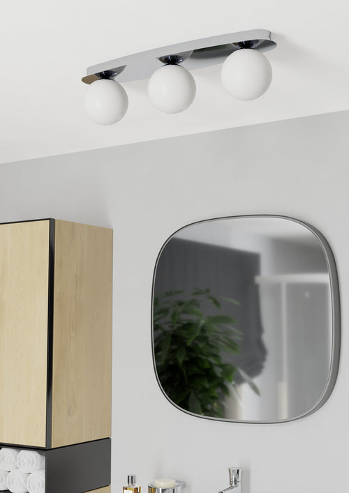EGLO plafondlamp Castrovido - badkamer - chroom
