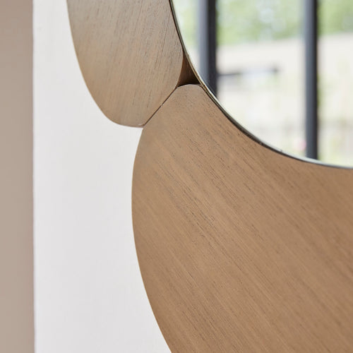 Tikamoon Ovale spiegel in licht mindihout 75 x 115 cm - Naturel - vtwonen shop