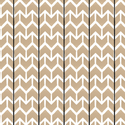 Catchii Behang Ikat Arrows beige/white