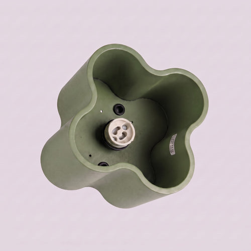 Sollux Lighting Plafondlamp OVIO 1 olijfgroen GU10 - 12x12x10cm