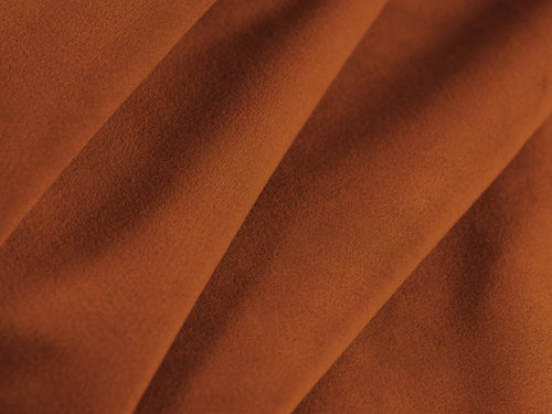 Cosmopolitan Design Modulaire hoekbank links Strino 3-zits, flueel terracotta - 136x308x78cm