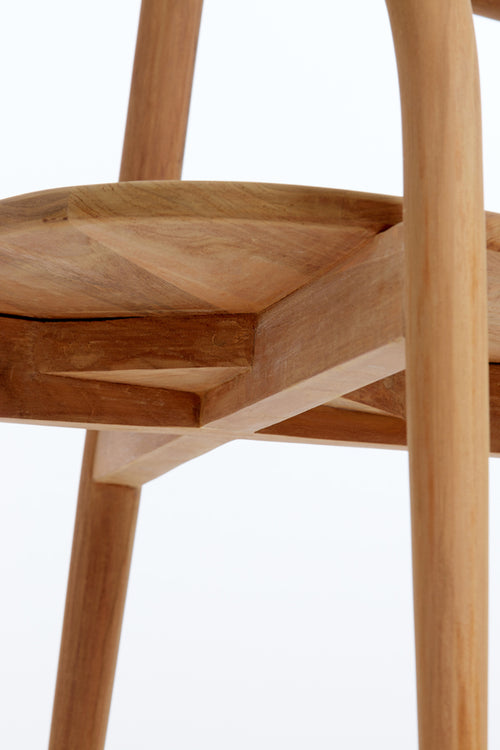 Light & Living eetkamerstoel PALCA - 59x53x74cm - bruin - vtwonen shop