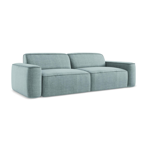LaMiaSofa 4-zits bank Melissa - textuurstof - jeans - 244x102x70