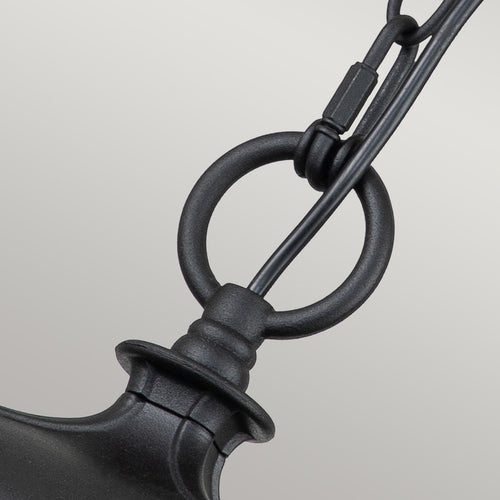 Elstead Bayview Hanglamp voor buiten, zwart, IP44