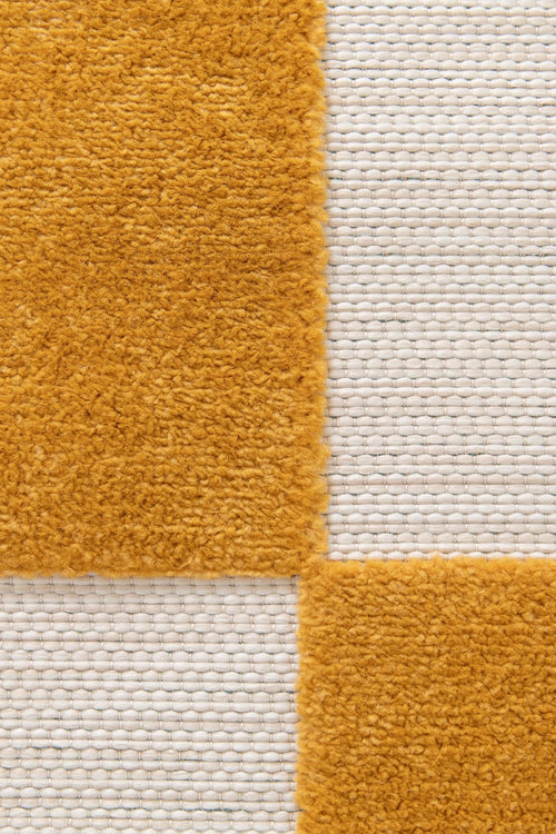 AFK Living vloerkleed Kleine Tegels - voor binnen en buiten - geel - 160 x 230 cm - vtwonen shop