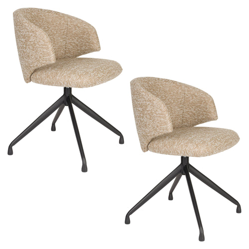 Housecraft Living Balado Eetkamerstoelen Bruin - Set van 2 - vtwonen shop