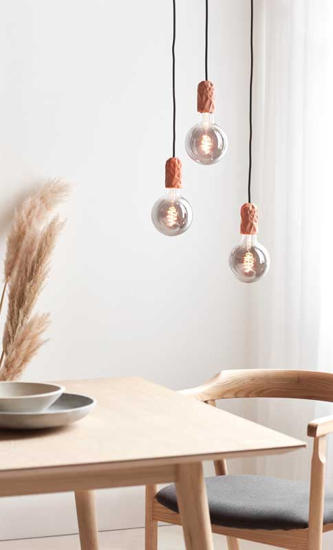 Nordlux Hang Hanglamp - E27 - Terracotta - vtwonen shop